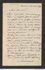 Nachlass Franz Steindachner, Brief von L. Sarzanowski an Franz Steindachner (30.04.1879), Inv.Nr. 437.05, Seite 1